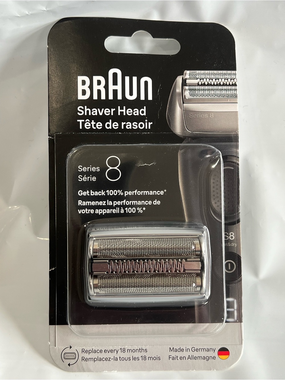 Genuine Braun Series 8 Shaver Head Replacement 83M - Brand New Sealed